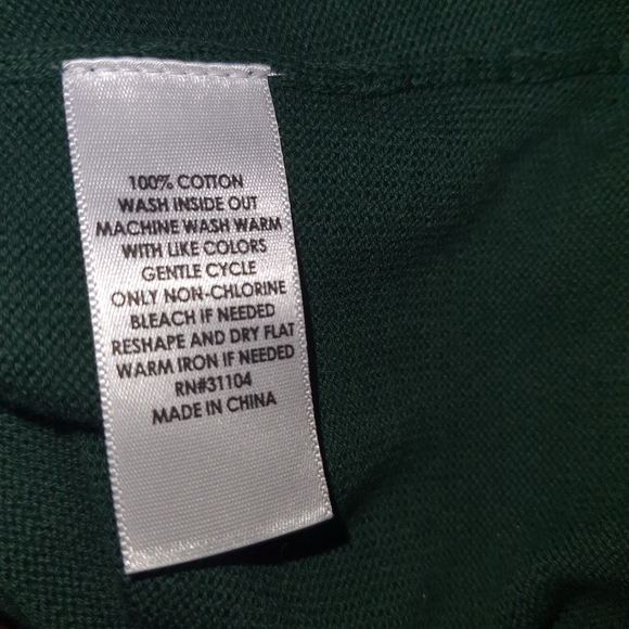 New Kim Rogers Green Crew Neck Sweater Large - Picture 10 of 11